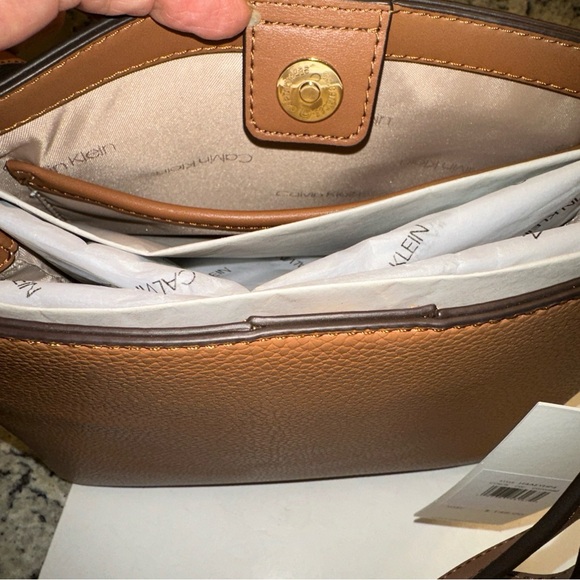 Women's Crossbody Messenger Genuine Leather Handbag Shoulder Bag Tan Satchel - Picture 12 of 12